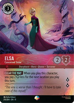 Elsa - Concerned Sister (Epic) (215/204) [Winterspell] Holofoil - Deck Out Gaming