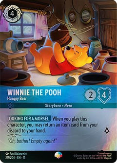 Winnie the Pooh - Hungry Bear (Epic) (217/204) [Winterspell] Holofoil - Deck Out Gaming