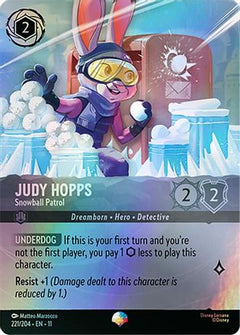 Judy Hopps - Snowball Patrol (Epic) (221/204) [Winterspell] Holofoil - Deck Out Gaming