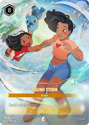 Raging Storm (Enchanted) (225/204) [Winterspell] Holofoil - Deck Out Gaming