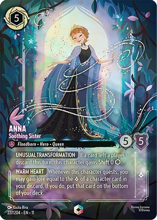 Anna - Soothing Sister (Enchanted) (227/204) [Winterspell] Holofoil - Deck Out Gaming
