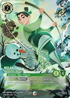 Mulan - Resourceful Recruit (Enchanted) (229/204) [Winterspell] Holofoil - Deck Out Gaming