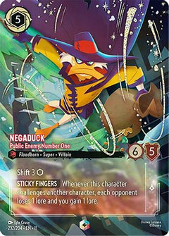 Negaduck - Public Enemy Number One (Enchanted) (232/204) [Winterspell] Holofoil - Deck Out Gaming
