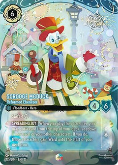 Scrooge McDuck - Reformed Ebenezer (Enchanted) (235/204) [Winterspell] Holofoil - Deck Out Gaming