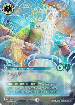 Tamatoa - Seeker of Shine (Enchanted) (237/204) [Winterspell] Holofoil - Deck Out Gaming