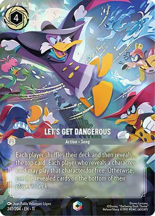 Let's Get Dangerous (Enchanted) (240/204) [Winterspell] Holofoil - Deck Out Gaming