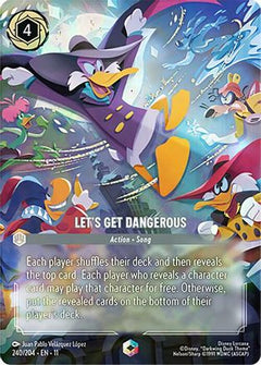 Let's Get Dangerous (Enchanted) (240/204) [Winterspell] Holofoil - Deck Out Gaming