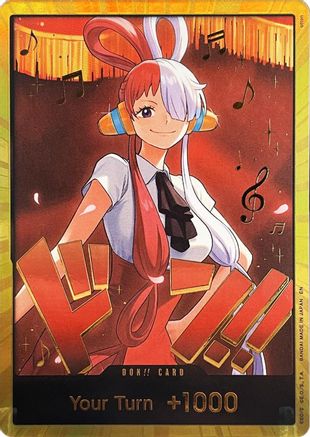 DON!! Card (Uta) (Gold) [Extra Booster: One Piece Heroines Edition] Foil-1