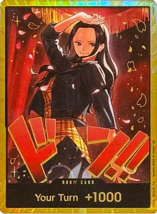 DON!! Card (Nico Robin) (Gold) [Extra Booster: One Piece Heroines Edition] Foil