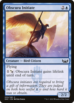 Obscura Initiate (50) [Streets of New Capenna] - Deck Out Gaming