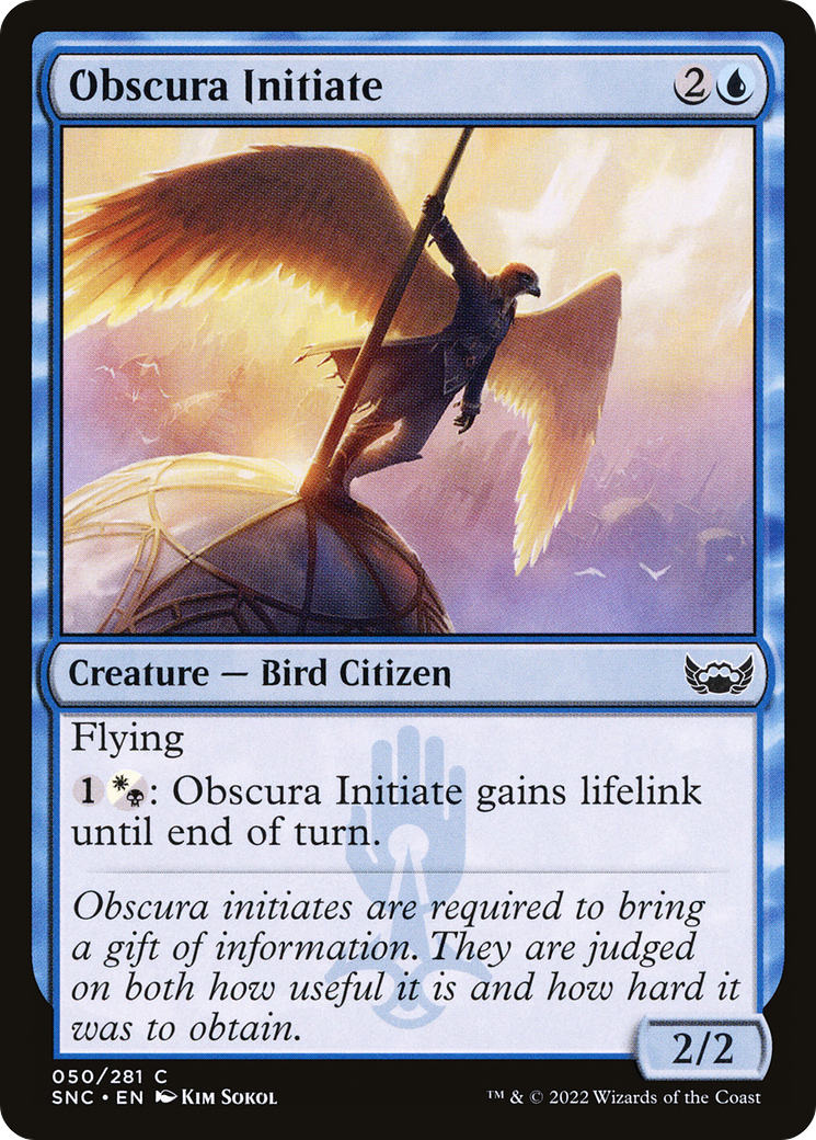 Obscura Initiate (50) [Streets of New Capenna] - Deck Out Gaming