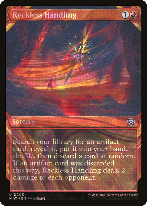 Reckless Handling (Halo Foil) (203) [March of the Machine: The Aftermath] foil - Deck Out Gaming