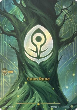 Calm Rune (Alternate Art) (R02a) [Spiritforged] Foil - Deck Out Gaming
