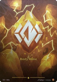 Body Rune (Alternate Art) (R04a) [Spiritforged] Foil - Deck Out Gaming