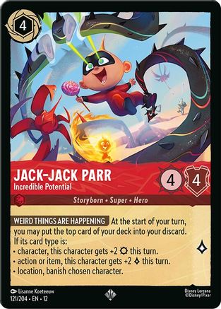 Jack-Jack Parr - Incredible Potential (121/204) [Wilds Unknown] - Deck Out Gaming
