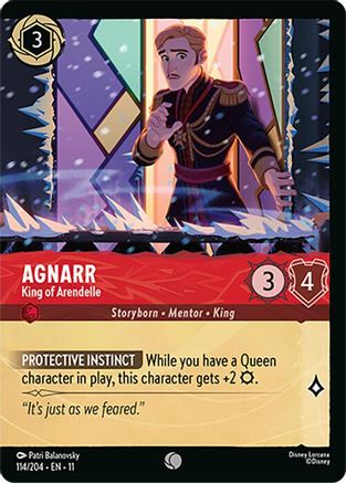 Agnarr - King of Arendelle (Foil) (114/204) [Winterspell] Cold Foil - Deck Out Gaming