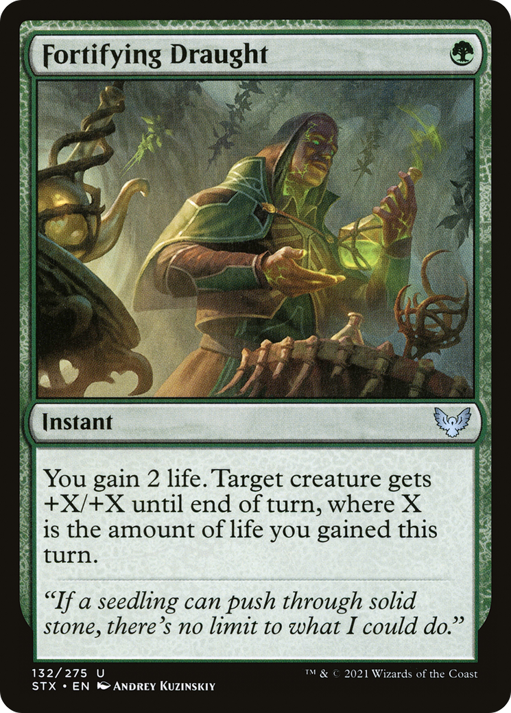 Fortifying Draught (132) [Strixhaven: School of Mages] - Deck Out Gaming