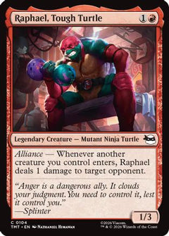 Raphael, Tough Turtle (104) [Teenage Mutant Ninja Turtles] - Deck Out Gaming