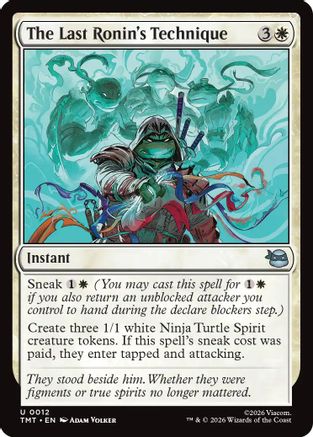 The Last Ronin's Technique (12) [Teenage Mutant Ninja Turtles] foil - Deck Out Gaming