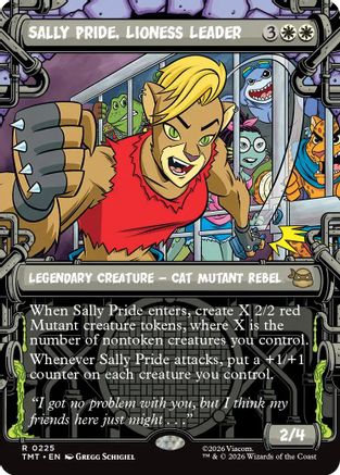 Sally Pride, Lioness Leader (Showcase) (225) [Teenage Mutant Ninja Turtles] - Deck Out Gaming