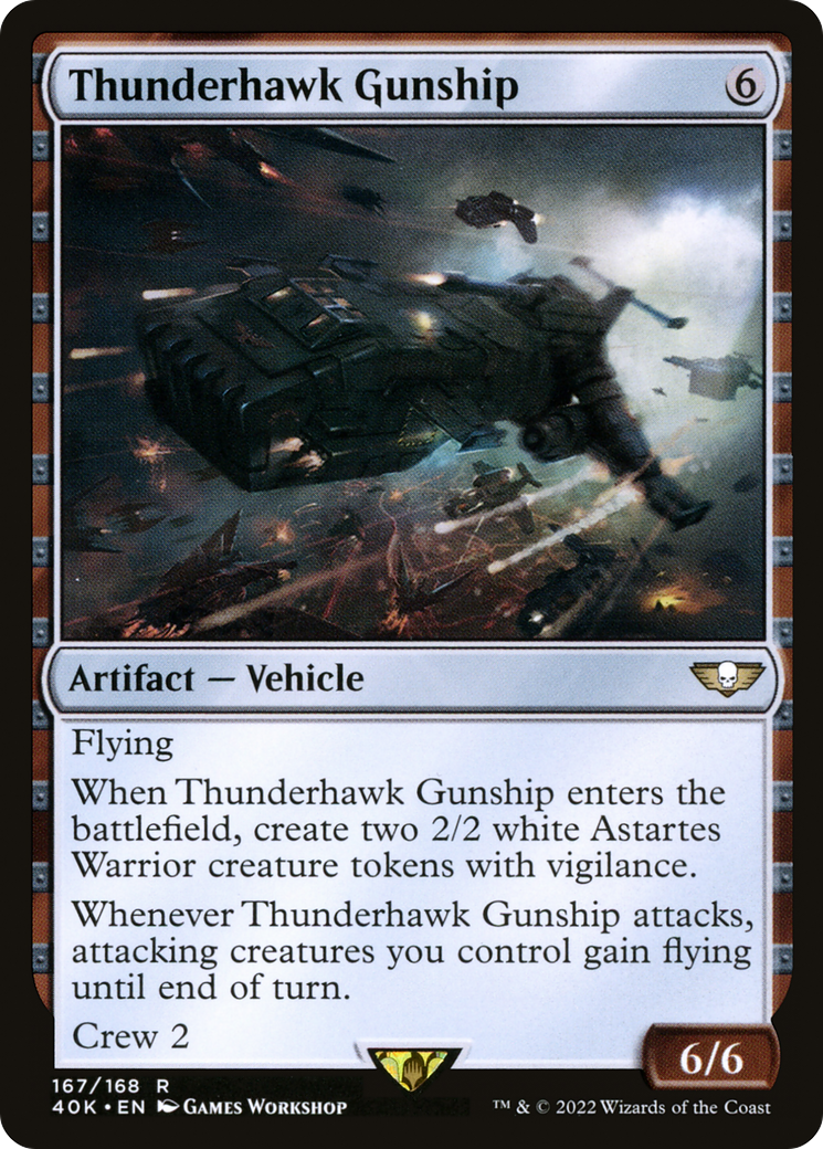 Thunderhawk Gunship (167) [Warhammer 40,000 Commander] - Deck Out Gaming