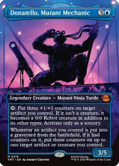 Donatello, Mutant Mechanic (Borderless) (216) [Teenage Mutant Ninja Turtles] foil - Deck Out Gaming