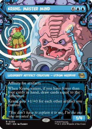 Krang, Master Mind (Showcase) (230) [Teenage Mutant Ninja Turtles] - Deck Out Gaming