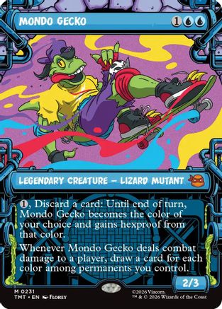 Mondo Gecko (Showcase) (231) [Teenage Mutant Ninja Turtles] - Deck Out Gaming