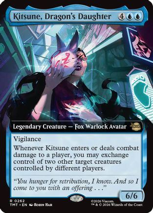 Kitsune, Dragon's Daughter (Extended Art) (262) [Teenage Mutant Ninja Turtles] foil - Deck Out Gaming