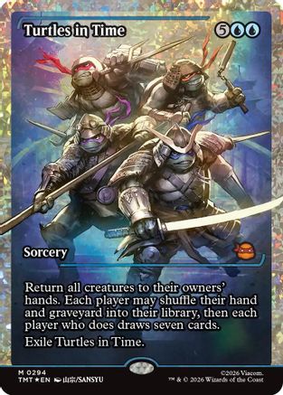 Turtles in Time (Showcase) (Fracture Foil) (294) [Teenage Mutant Ninja Turtles] foil - Deck Out Gaming