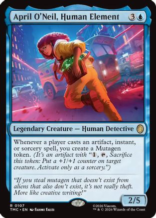 April O'Neil, Human Element (107) [Commander: Teenage Mutant Ninja Turtles] - Deck Out Gaming