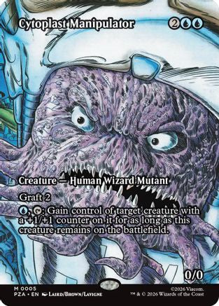 Cytoplast Manipulator (Borderless) (5) [Teenage Mutant Ninja Turtles Eternal-Legal] foil - Deck Out Gaming