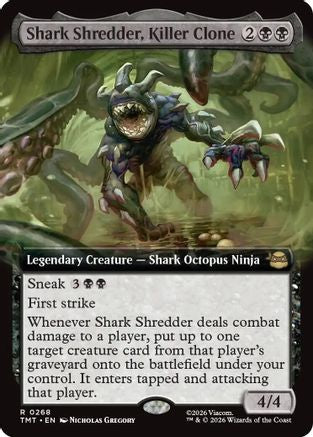 Shark Shredder, Killer Clone (Extended Art) (268) [Teenage Mutant Ninja Turtles] - Deck Out Gaming