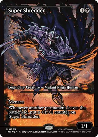 Super Shredder (Showcase) (285) [Teenage Mutant Ninja Turtles] foil - Deck Out Gaming
