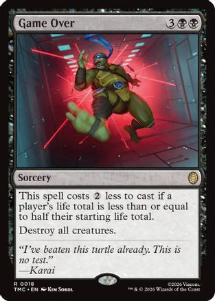 Game Over (18) [Commander: Teenage Mutant Ninja Turtles] - Deck Out Gaming
