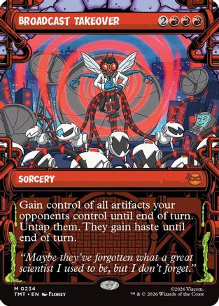 Broadcast Takeover (Showcase) (234) [Teenage Mutant Ninja Turtles] foil - Deck Out Gaming