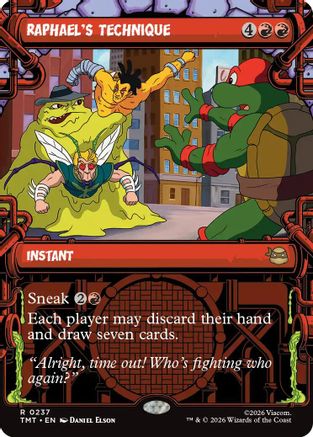 Raphael's Technique (Showcase) (237) [Teenage Mutant Ninja Turtles] foil - Deck Out Gaming