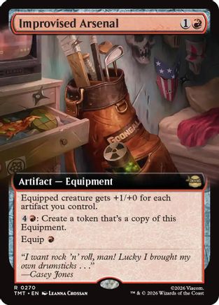 Improvised Arsenal (Extended Art) (270) [Teenage Mutant Ninja Turtles] - Deck Out Gaming