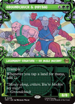 Groundchuck & Dirtbag (Showcase) (238) [Teenage Mutant Ninja Turtles] foil - Deck Out Gaming