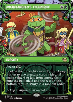 Michelangelo's Technique (Showcase) (239) [Teenage Mutant Ninja Turtles] - Deck Out Gaming