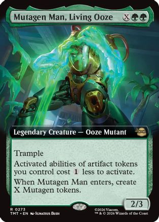 Mutagen Man, Living Ooze (Extended Art) (273) [Teenage Mutant Ninja Turtles] - Deck Out Gaming