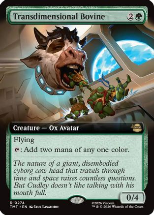 Transdimensional Bovine (Extended Art) (274) [Teenage Mutant Ninja Turtles] - Deck Out Gaming