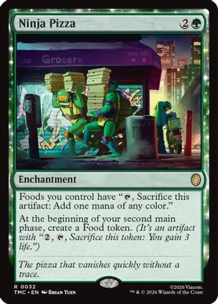 Ninja Pizza (32) [Commander: Teenage Mutant Ninja Turtles] - Deck Out Gaming