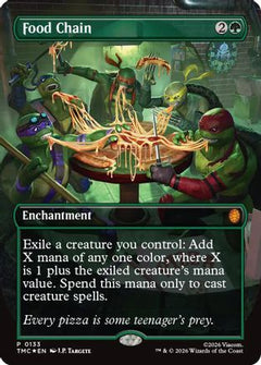 Food Chain (Borderless) (133) [Commander: Teenage Mutant Ninja Turtles] foil - Deck Out Gaming