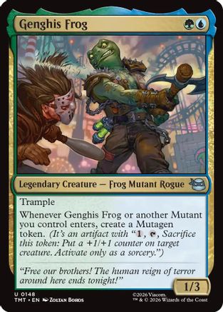 Genghis Frog (148) [Teenage Mutant Ninja Turtles] foil - Deck Out Gaming