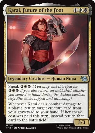 Karai, Future of the Foot (151) [Teenage Mutant Ninja Turtles] foil - Deck Out Gaming