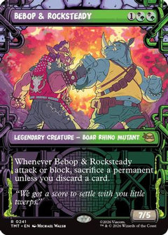Bebop & Rocksteady (Showcase) (241) [Teenage Mutant Ninja Turtles] foil - Deck Out Gaming