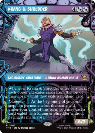 Krang & Shredder (Showcase) (245) [Teenage Mutant Ninja Turtles] foil - Deck Out Gaming