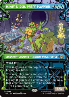 Mikey & Don, Party Planners (Showcase) (246) [Teenage Mutant Ninja Turtles] - Deck Out Gaming
