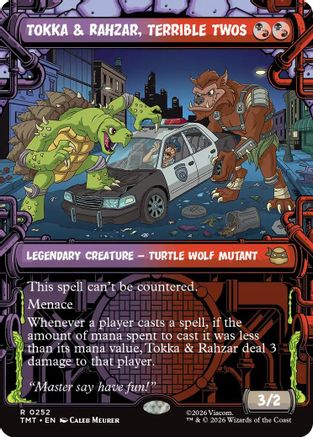Tokka & Rahzar, Terrible Twos (Showcase) (252) [Teenage Mutant Ninja Turtles] - Deck Out Gaming